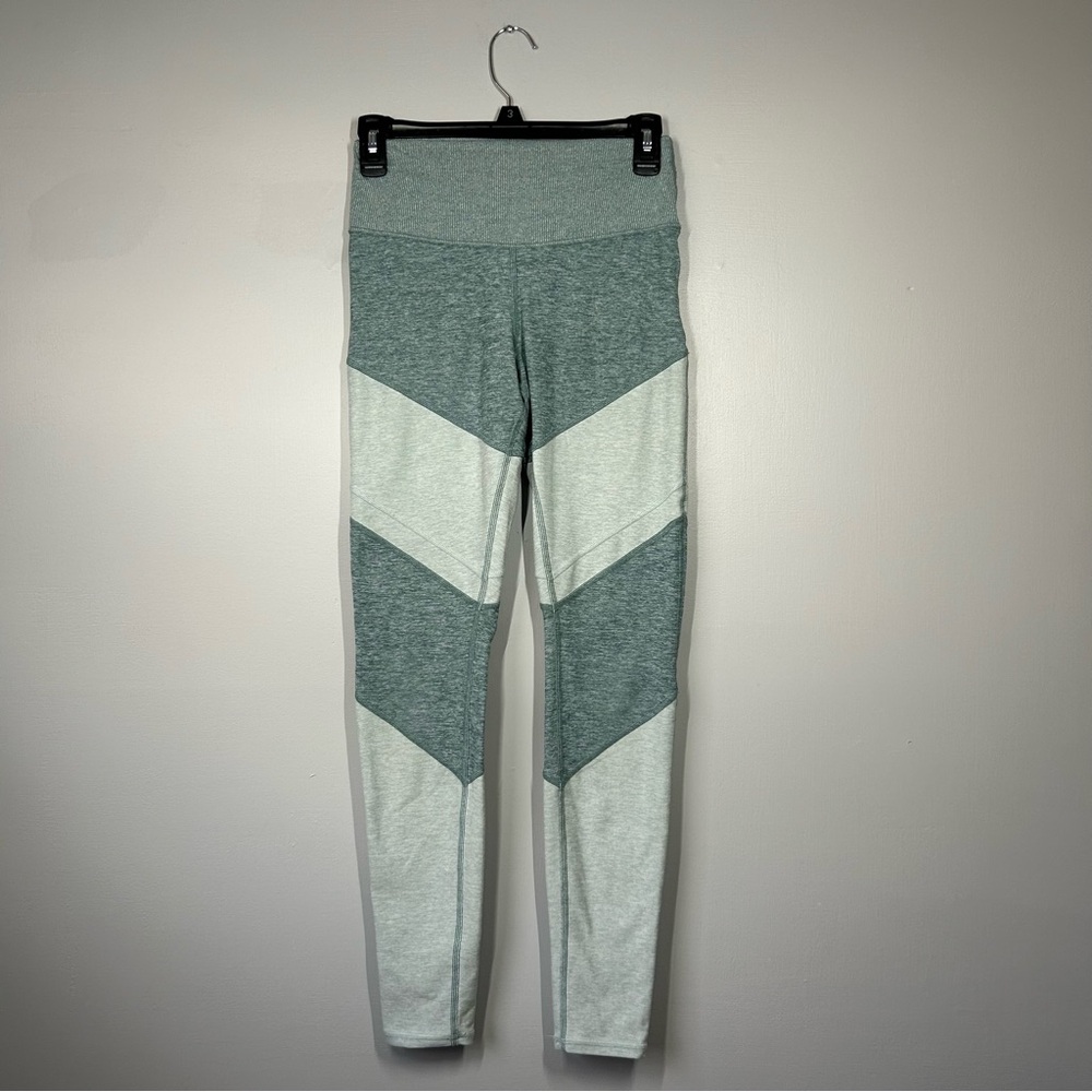 Alo seagrass color block high rise leggings size small